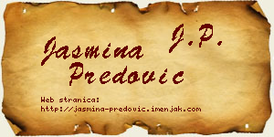 Jasmina Predović vizit kartica